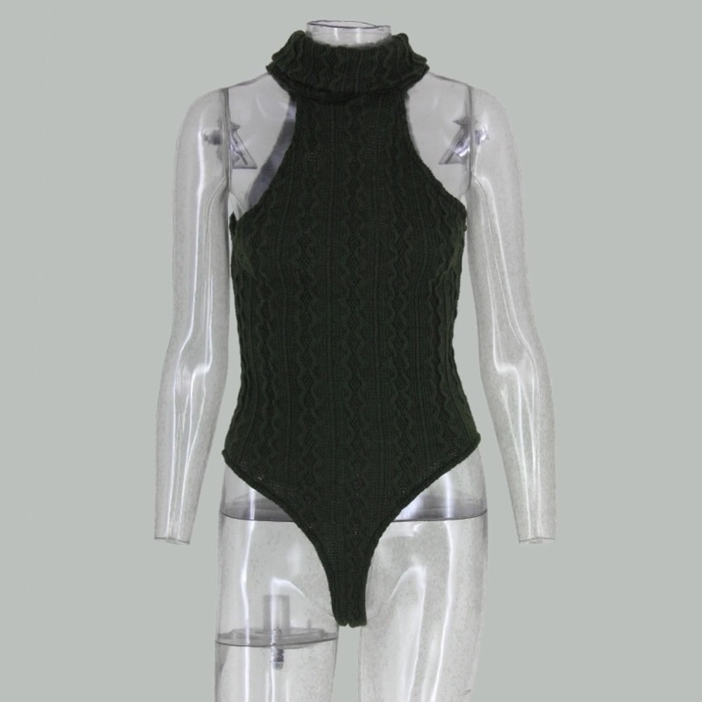 Beautiful olive bodysuit